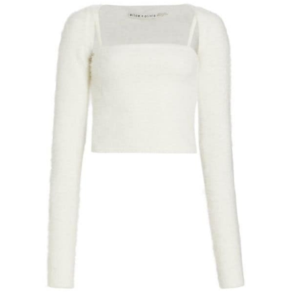 ALICE + OLIVIA Luetta Cardigan/Crop Top Size M
